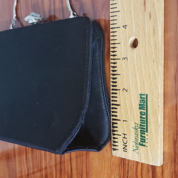 Evening/ Party Black Mini Handbag. - Picture 9 of 14